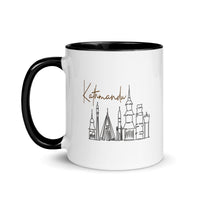 Mug with Color Inside - Kathmandu Sketch