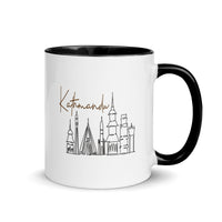 Mug with Color Inside - Kathmandu Sketch