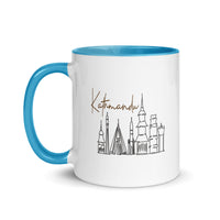 Mug with Color Inside - Kathmandu Sketch
