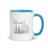 Mug with Color Inside - Kathmandu Sketch