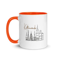 Mug with Color Inside - Kathmandu Sketch