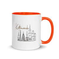Mug with Color Inside - Kathmandu Sketch