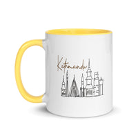 Mug with Color Inside - Kathmandu Sketch