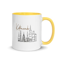 Mug with Color Inside - Kathmandu Sketch