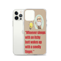 SMELLY FINGER iphone case