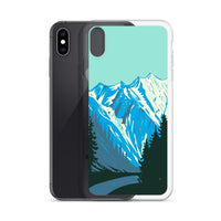 THE MOUNTAINS ARE CALLING iphone case