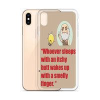SMELLY FINGER iphone case