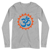 OM RED AURA unisex tshirt full sleeve