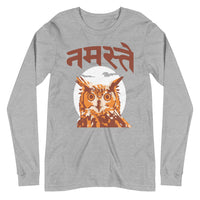 NAMASTE OWL unisex tshirt full sleeve