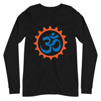 OM RED AURA unisex tshirt full sleeve