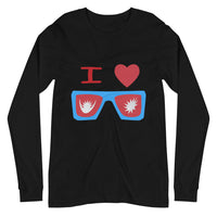 I LOVE NEPAL unisex tshirt full sleeve