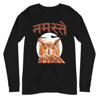 NAMASTE OWL unisex tshirt full sleeve