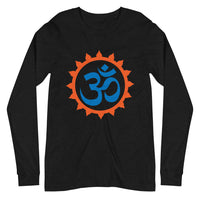 OM RED AURA unisex tshirt full sleeve