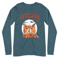 NAMASTE OWL unisex tshirt full sleeve