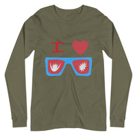 I LOVE NEPAL unisex tshirt full sleeve