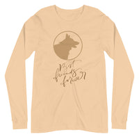 DOG BEST FRIEND FOREVER unisex tshirt full sleeve