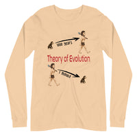 THEORY OF EVOLUTION unisex tshirt full sleeve