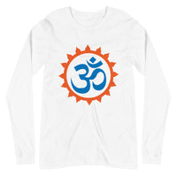 OM RED AURA unisex tshirt full sleeve