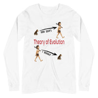 THEORY OF EVOLUTION unisex tshirt full sleeve