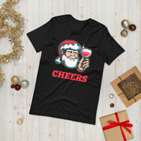 SANTA CHEERS unisex tshirt