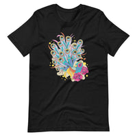 COLORFUL PEACOCK Unisex t-shirt