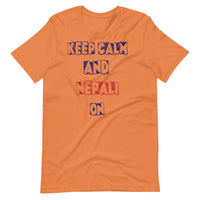 KEEP CALM AND NEPALI ON unisex tshirt