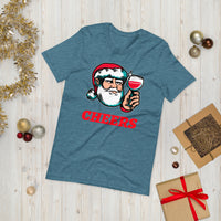 SANTA CHEERS unisex tshirt