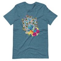 COLORFUL PEACOCK Unisex t-shirt