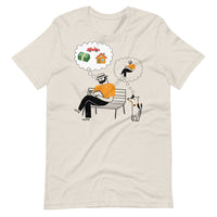 A DOG'S THINKING unisex tshirt