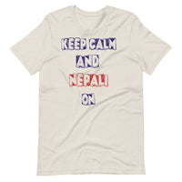 KEEP CALM AND NEPALI ON unisex tshirt