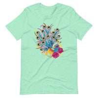 COLORFUL PEACOCK Unisex t-shirt