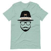 HIPSTER NAMASTE unisex tshirt