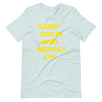 KEEP CALM AND NEPALI ON STAR-WARS unisex tshirt