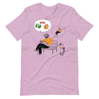 A DOG'S THINKING unisex tshirt