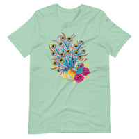 COLORFUL PEACOCK Unisex t-shirt