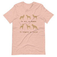 TO ERR IS HUMAN unisex tshirt