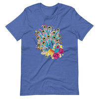 COLORFUL PEACOCK Unisex t-shirt