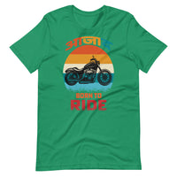 AZAAD BORN TO RIDE unisex hindi tshirt