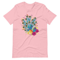 COLORFUL PEACOCK Unisex t-shirt