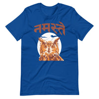 NAMASTE OWL unisex tshirt