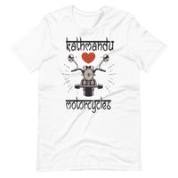 KATHMANDU LOVES MOTORCYCLES unisex tshirt