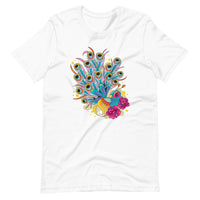COLORFUL PEACOCK Unisex t-shirt