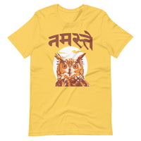 NAMASTE OWL unisex tshirt