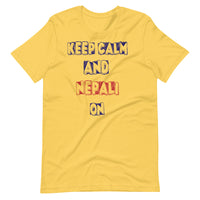 KEEP CALM AND NEPALI ON unisex tshirt
