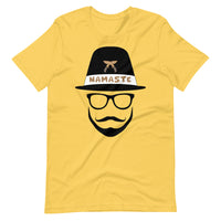 HIPSTER NAMASTE unisex tshirt