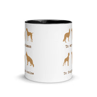 DOG TO ERR IS HUMAN 11oz color inside mug