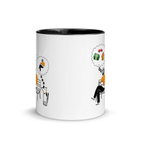 A DOG'S THINKING 11oz color inside mug