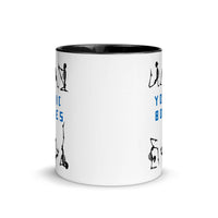 YOGIC BONES 11oz color inside mug