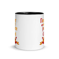 NEVER END PEACE AND LOVE 11oz color inside mug