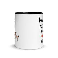 KEEP CALM AND BOKA ON 11oz color inside mug